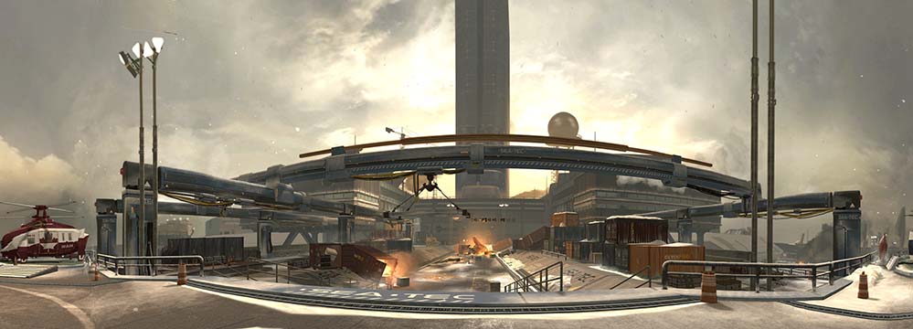 Deus Ex Human Revolution Panorama Pangea just landed 360°